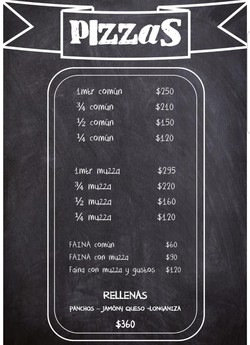 PIZZERÍA ROMIMEL Pizzas