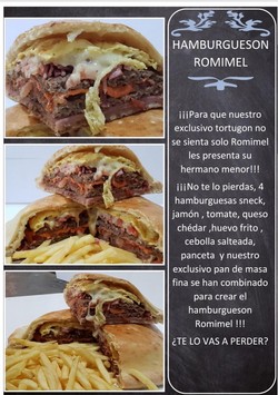 PIZZERÍA ROMIMEL Hamburgueson romimel
