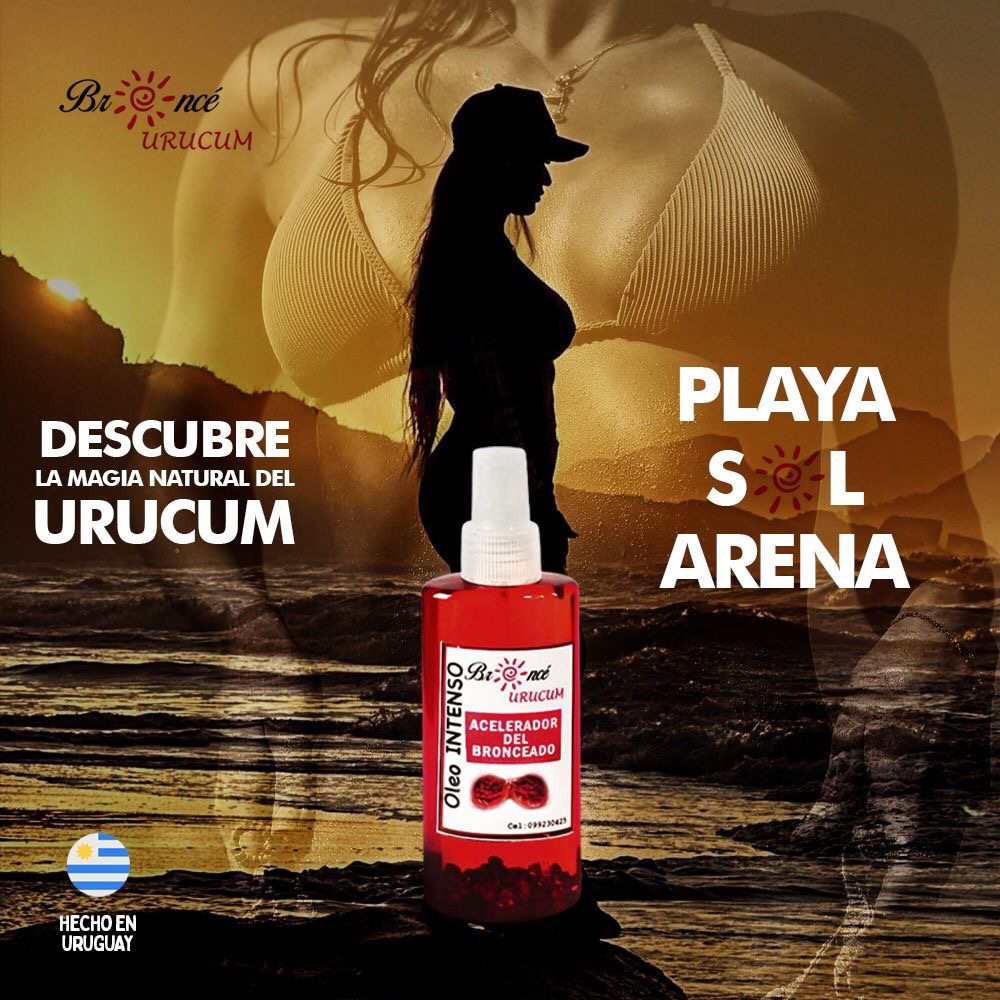 URUCUM  BRONCÉ urucum es un aceite bronceador producido en