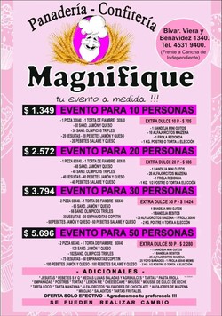 PANADERIA  MAGNIFIQUE 