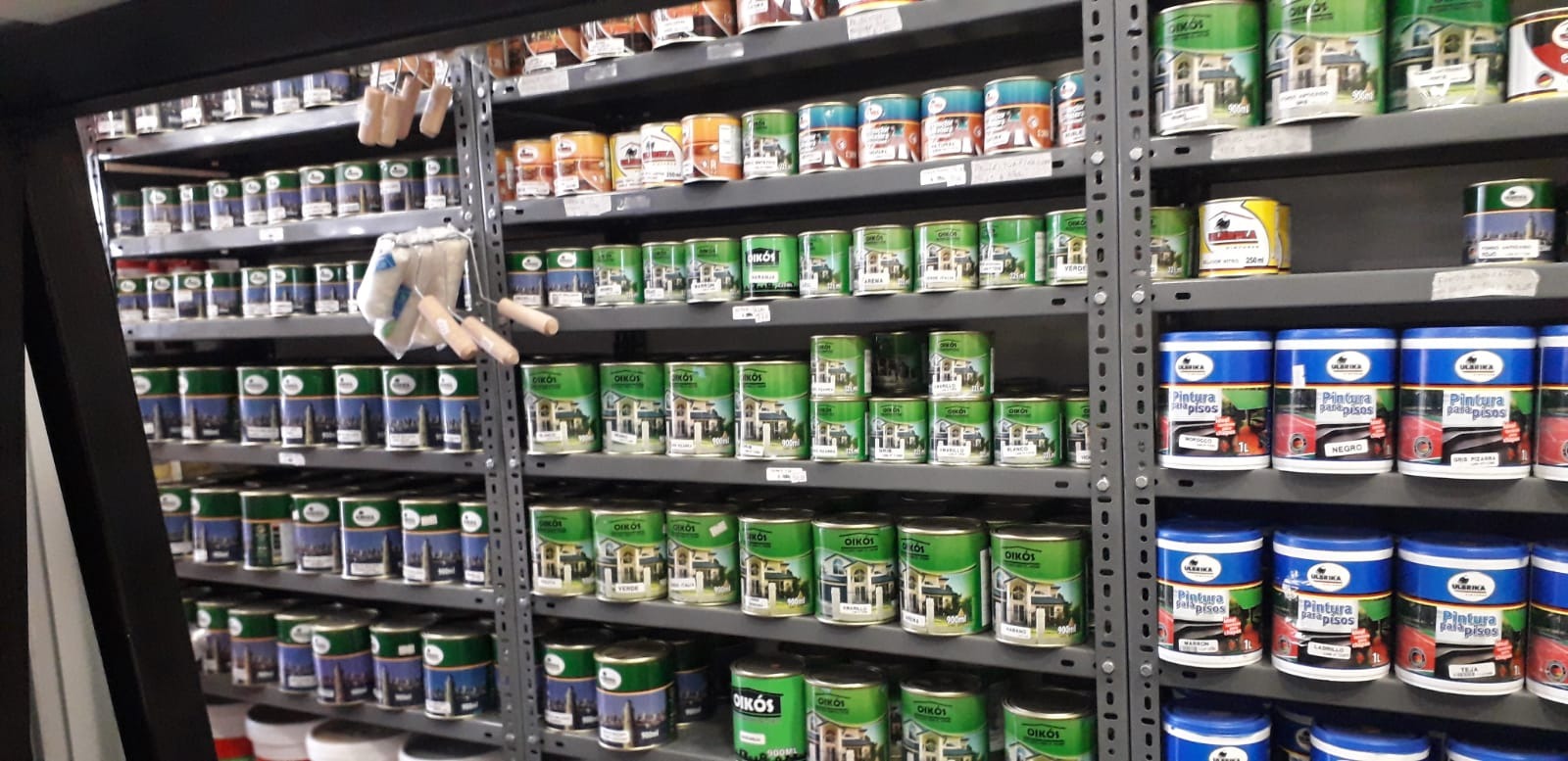 SANITARIA DEL PLATA  Pinturas, variedad de colores