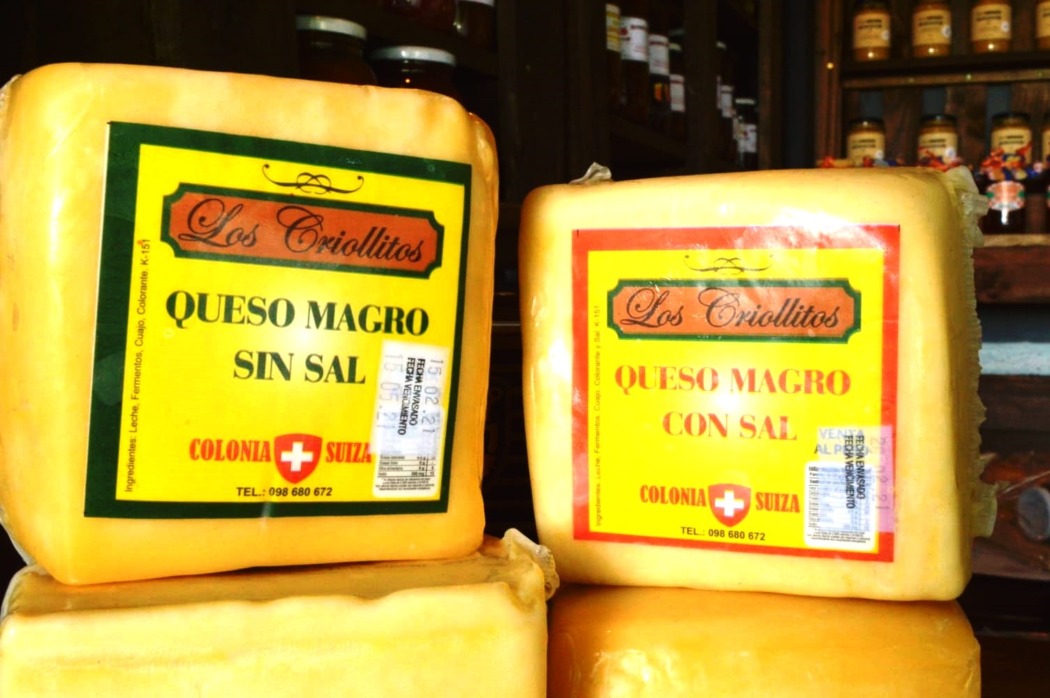 QUESERÍA CANARIO  Queso Magro Sin Sal - Queso Magro Con Sal