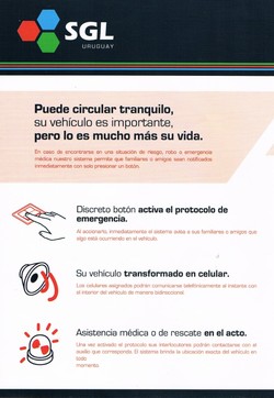SGL URUGUAY Rastreo satelital, GPS VEHÍCULOS MONTEVIDEO PUNTA