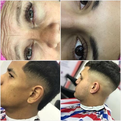 Colocación de pestañas  BARBERIA Y ESTILISTA_WS