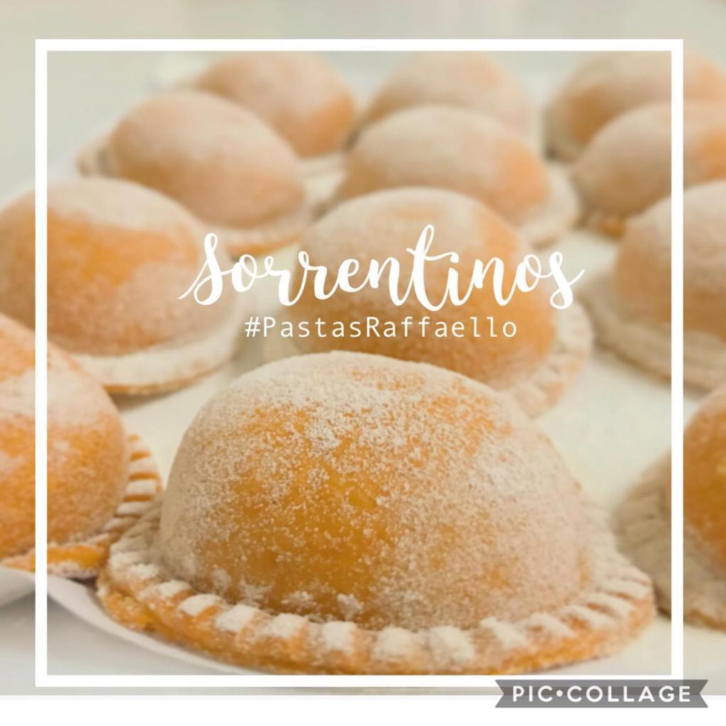 SABROSAS PASTAS RAFFAELLO sorrentinos con masa de morrón 