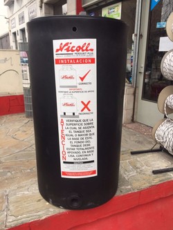 BARRACA EL FARO Tanque de 200 litros Nicoll $ 2545