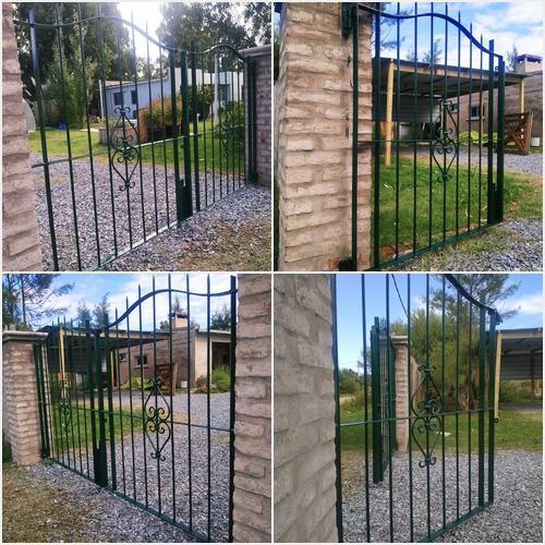 Rejas y portón reciclado Herrería Punta Negra