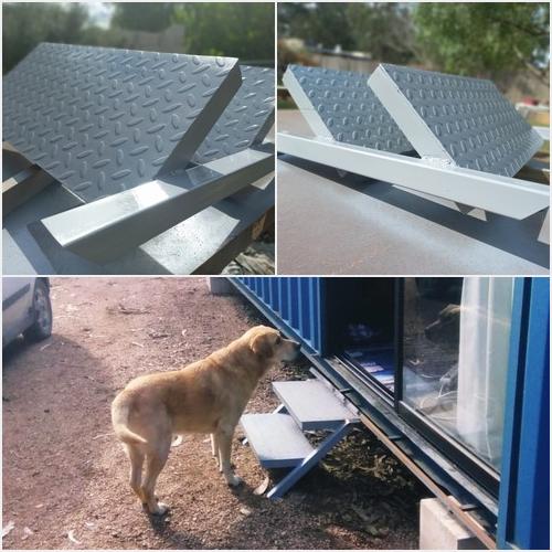 Escalones para container Herrería Punta Negra