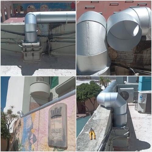 Instalacion extractor Herrería Punta Negra
