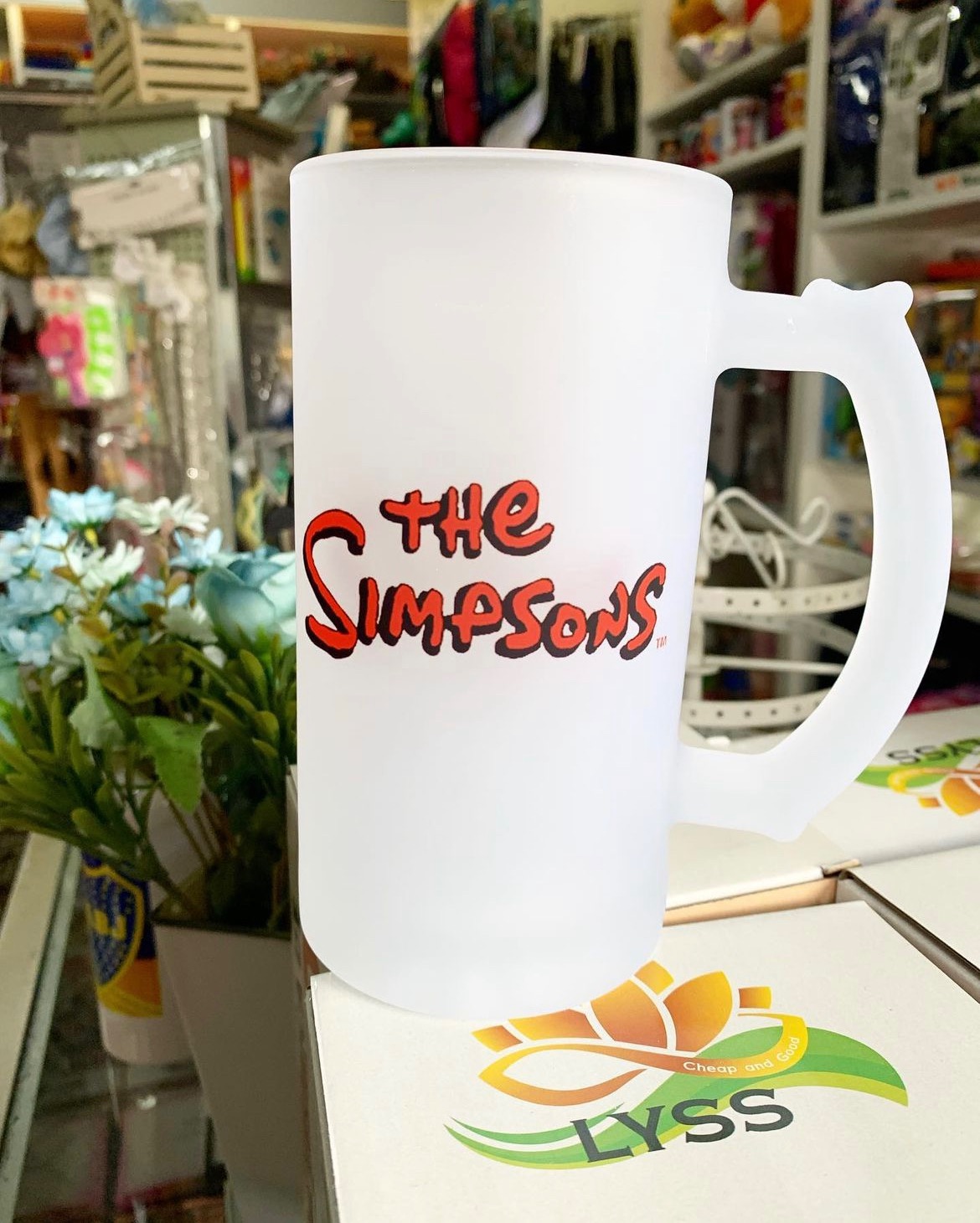 SALÓN PINOCHO Jarra de cerveza de Los Simpsons 