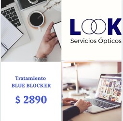 Look Servicios ópticos Tratamiento Blue Blocker.