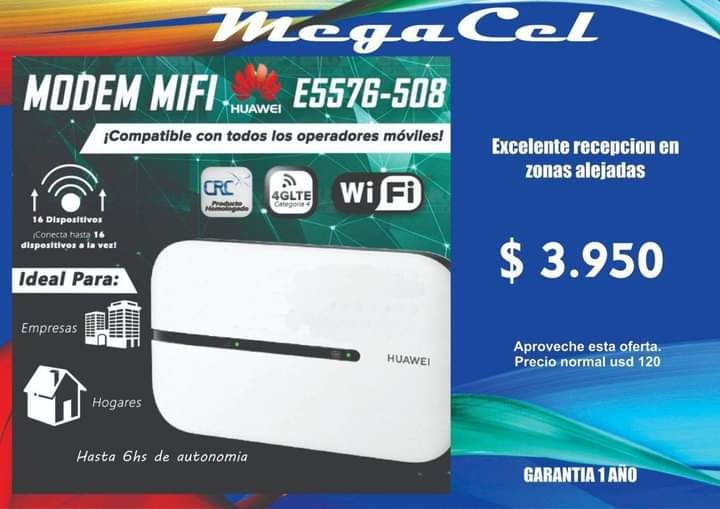 MegaCel 3 Modem WIFI 