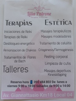 Lilia Patrone Terapias Holisticas 
