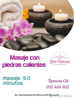 Lilia Patrone Terapias Holisticas Masajes con piedras Calientes