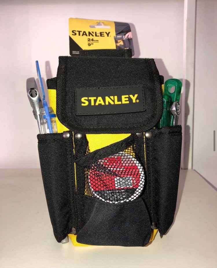 TODO COMERCIO Canana para herramientas STANLEY, cómoda, práctica y muy espaciosa. 