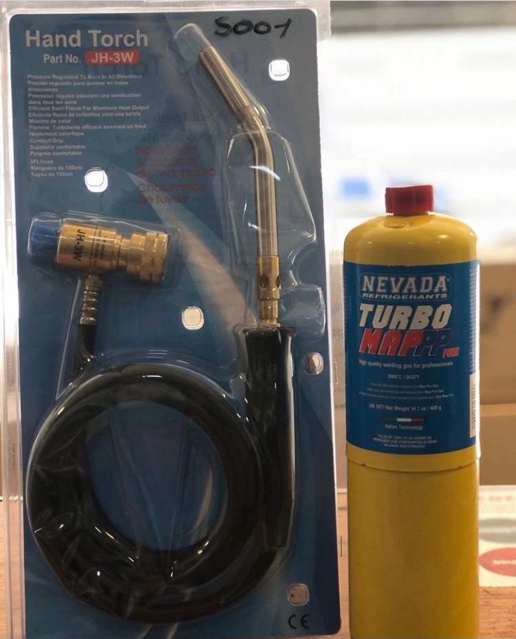 TODO COMERCIO Pico de soldar con manga y encendido electrónico y gas 