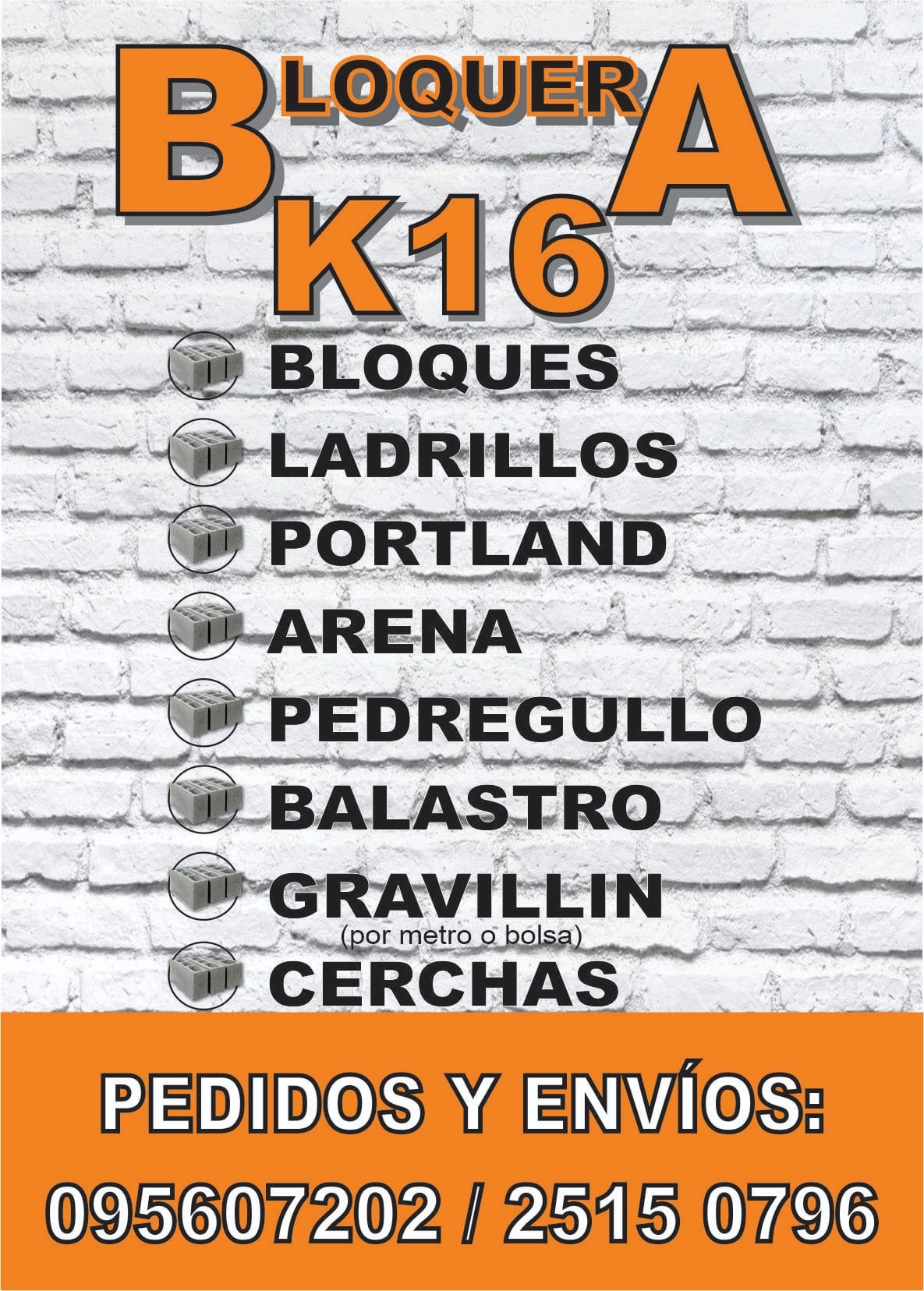 BLOQUERA K DIESISEIS  