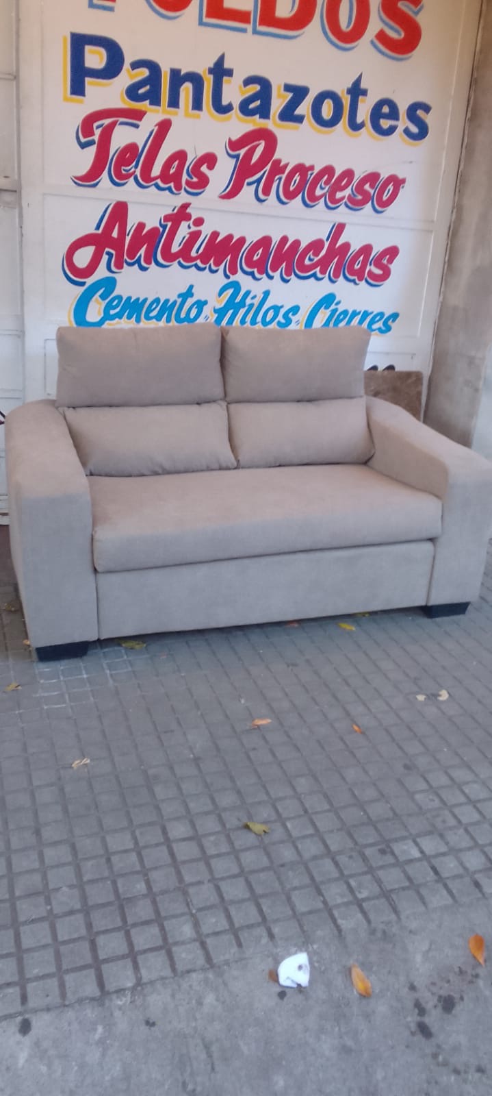 TAPICERÍA INDUSTRIAL Tapizaod de sillón dos cuerpos  