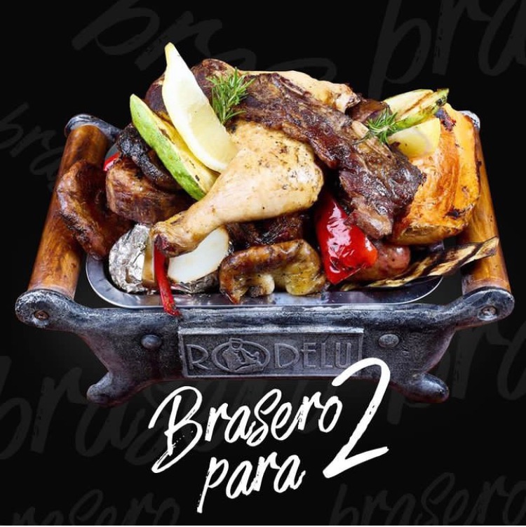 RODELU PIZZERIA Brasero para dos 