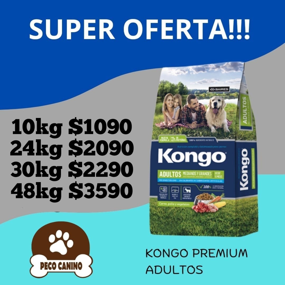 PECO CANINO PECO CANINO Alimento para perros 
Kongo
