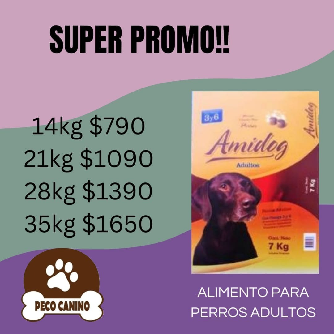 PECO CANINO PECO CANINO Alimento para perros 
Amidog