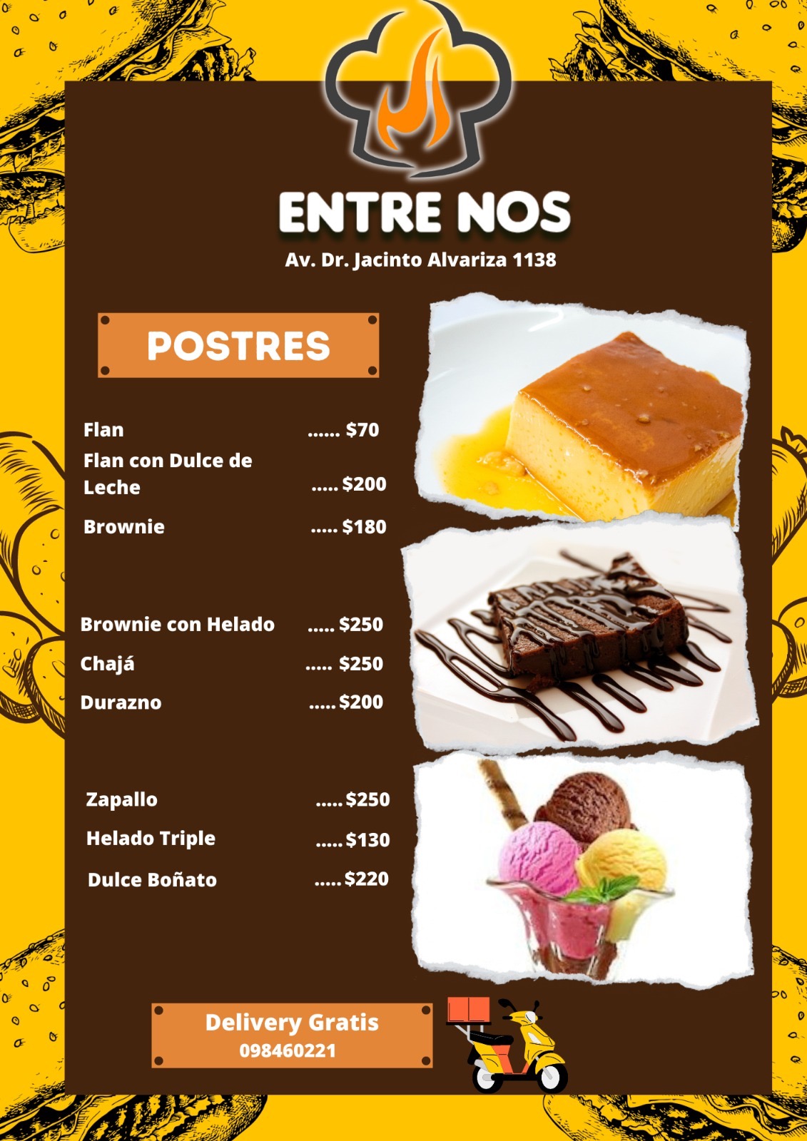 PARRILLADA ENTRE NOS Postres 