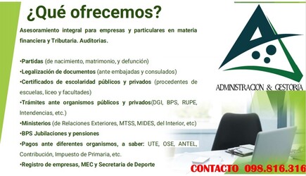 ADMINISTRACIÒN & GESTORÌA AGUIAR 