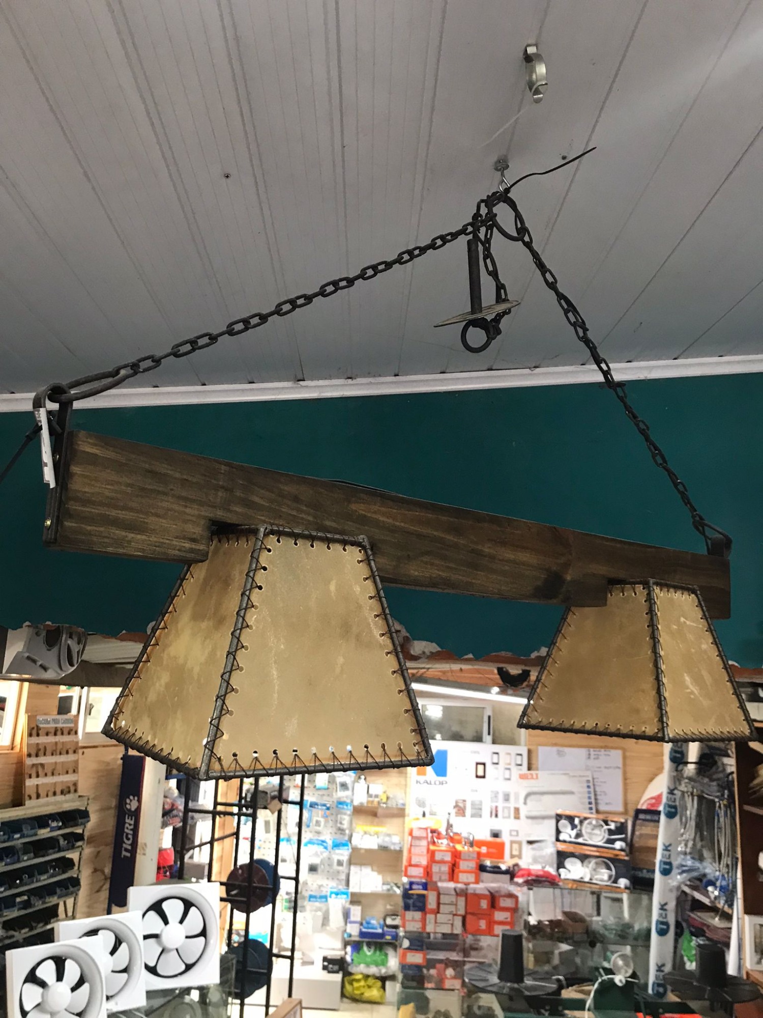 ELECTRICEL CHUY Lámpara rústica  