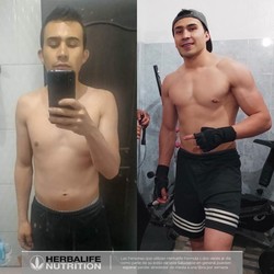 HERBALIFE CANELONES Antes y después 
