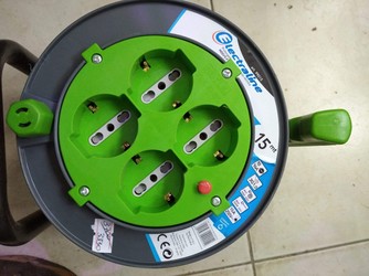 FERRETERÍA SAN MARTIN Alargue con enrrollador, 15 mts.