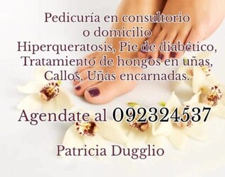 PEDICURA EN CONSULTORIO O DOMICILIO 