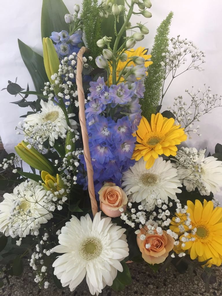 FLORERIA YAGUARON Canasta primaveral 