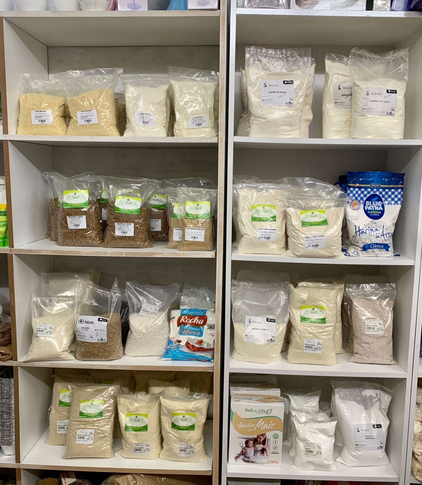 SANO Y NUTRI  Frutos secos - Harina - Semillas - Granos - Miel -