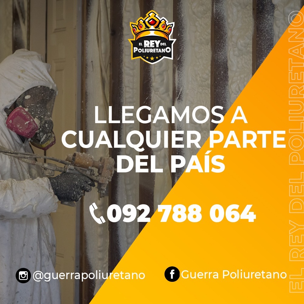 EL REY DEL POLIURETANO  Servicio a todo el país!