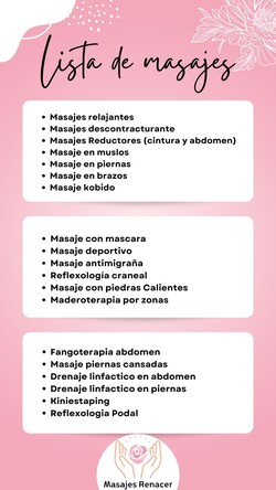 TAROT Y MASAJES JORGELINA Todos los masajes disponibles 