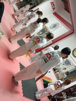 ESCUELA DE TAEKWONDO ZIYOU ATA Inculcando disciplina