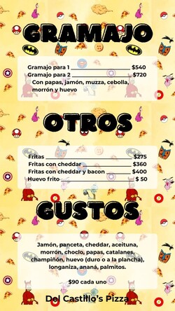 Del Castillo's Pizza y Mas Del Castillo Pizzas