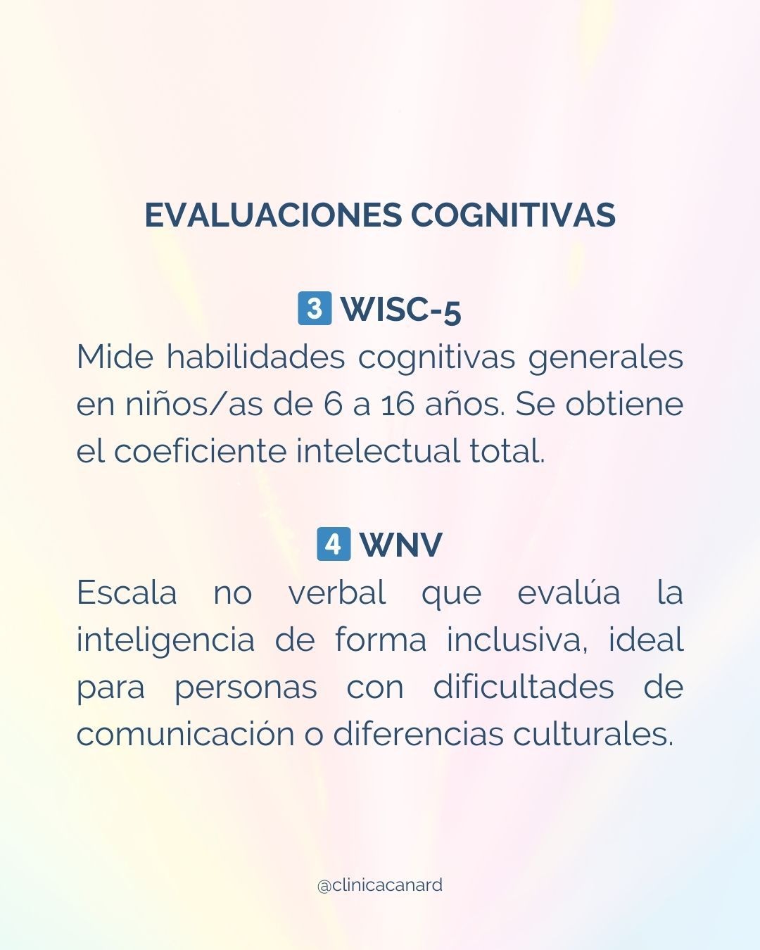 CLINICA CANARD CLINICA CANARD Clínica integral especializada en TEA. Equipo prof