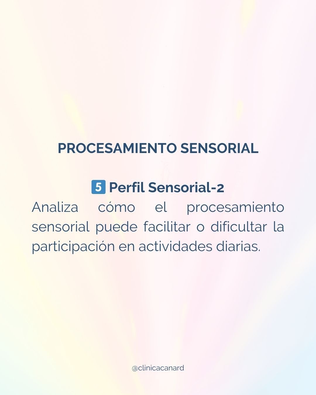 CLINICA CANARD CLINICA CANARD Clínica integral especializada en TEA. Equipo prof
