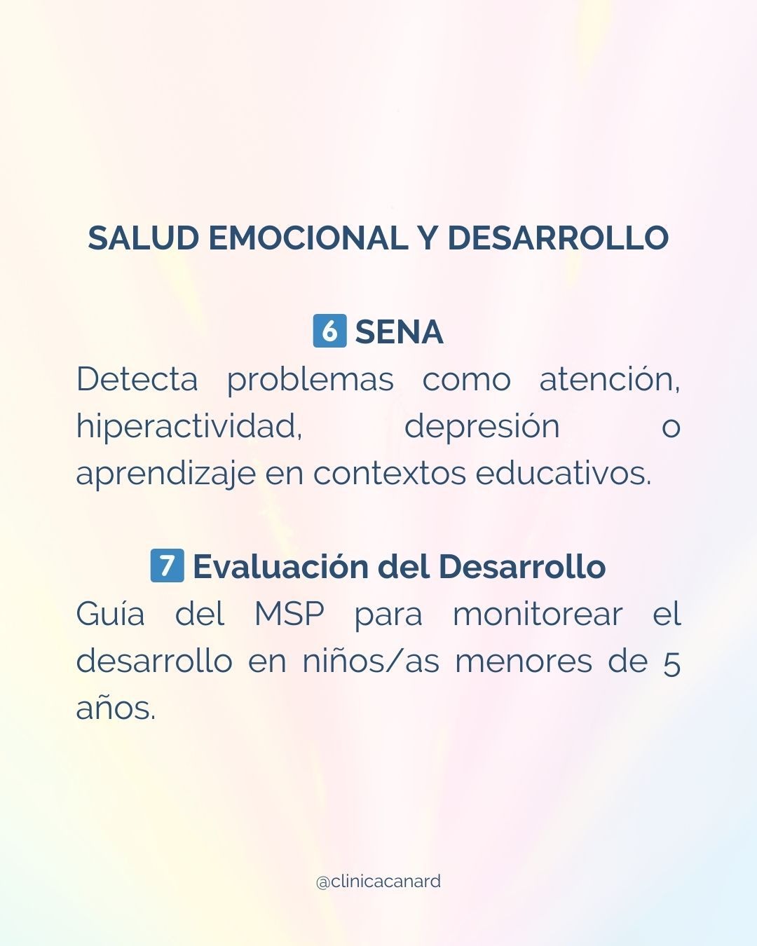 CLINICA CANARD CLINICA CANARD Clínica integral especializada en TEA. Equipo prof