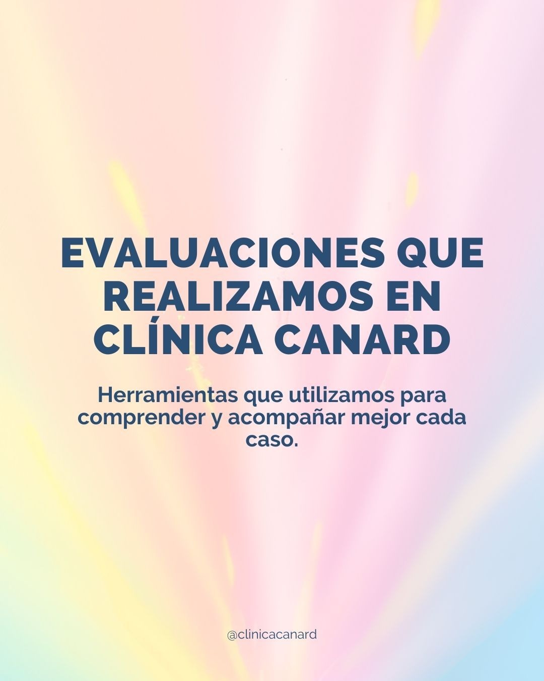 CLINICA CANARD CLINICA CANARD Clínica integral especializada en TEA. Equipo prof