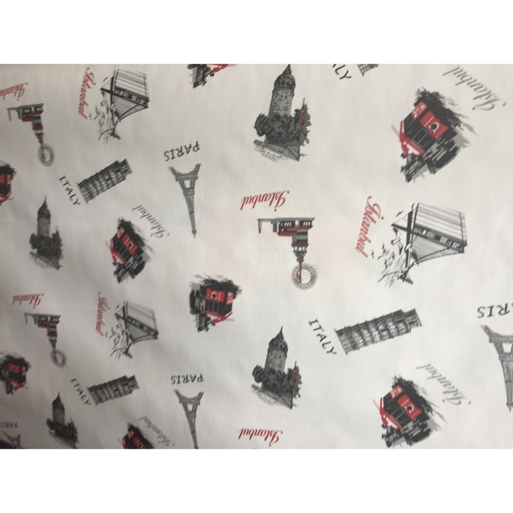 PLASTICOS PETROPLAS Hule estampado París 