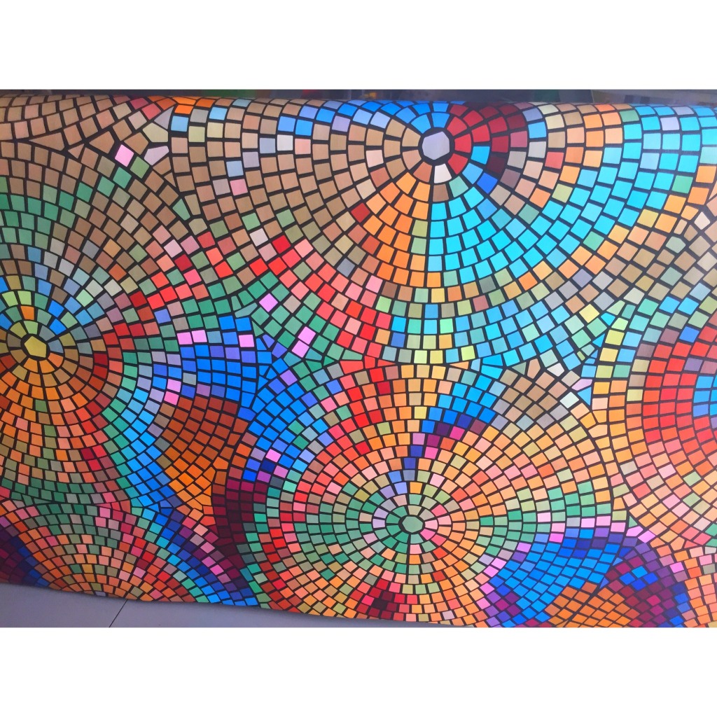 PLASTICOS PETROPLAS Hule estampado Mosaicos 