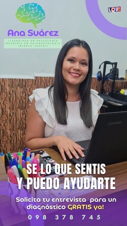 CONSULTORIO PSICÓLOGICO ANA SUAREZ Diagnóstico gratis