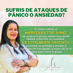 CONSULTORIO PSICÓLOGICO ANA SUAREZ Especialista en ansiedad y ataques de pánico.