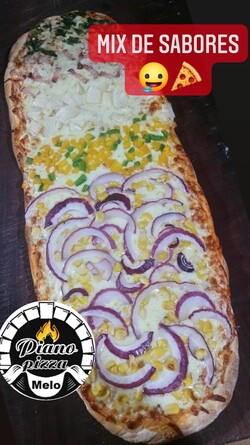 PIANO PIZZA DELIVERY  Pizzas x metro solo muzza y con sabores