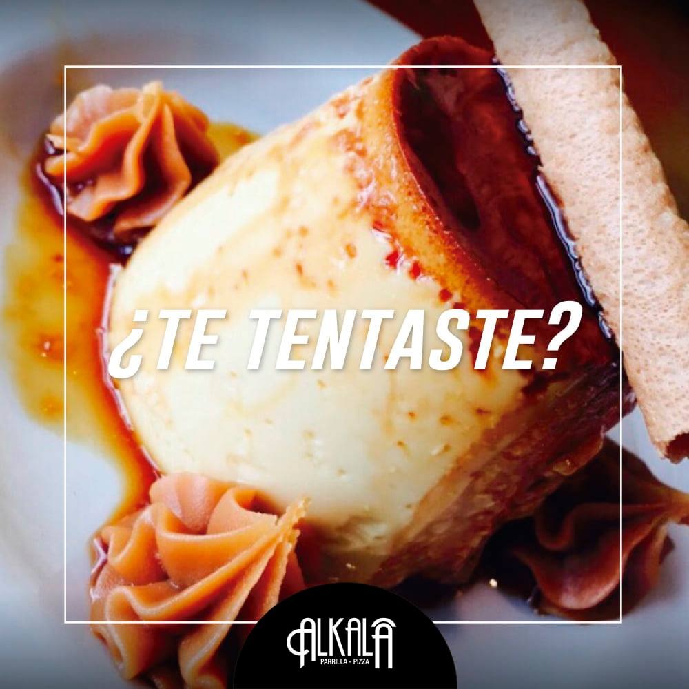 ALKALA Flan con Dulce de Leche 