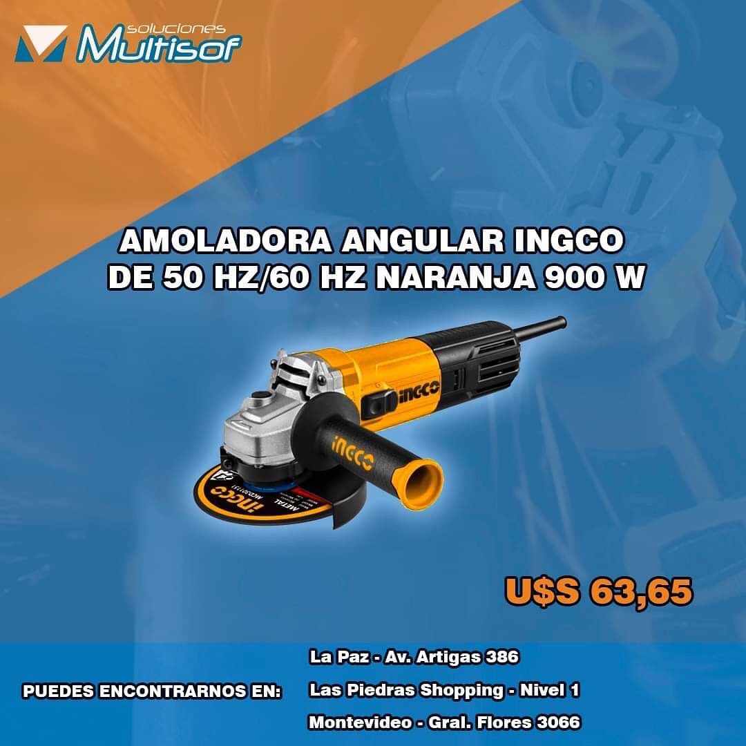 SOLUCIONES MULTISOF Amoladora angular 