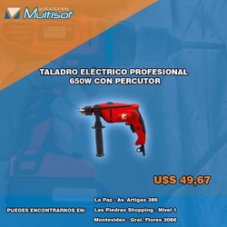 SOLUCIONES MULTISOF Taladro eléctrico profesional