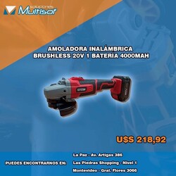 SOLUCIONES MULTISOF Amoladora inalámbrica